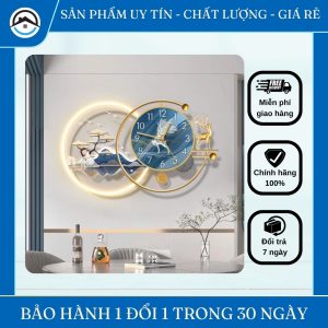 Đồng Hồ Treo Tường Nghệ Thuật Phong Cách Bắc Âu