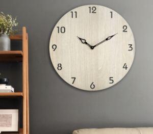 Đồng hồ decor gỗ