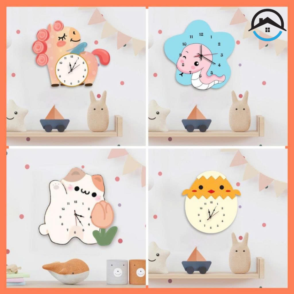Đồng Hồ Decor Phòng Bé Gái