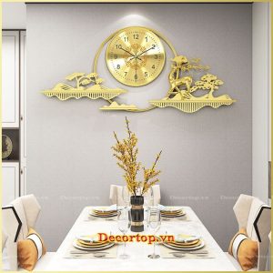 Đồng Hồ Decor Phòng Thay Đồ Hình Mặt Trời