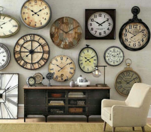 Đồng Hồ Decor Khung Kim Loại